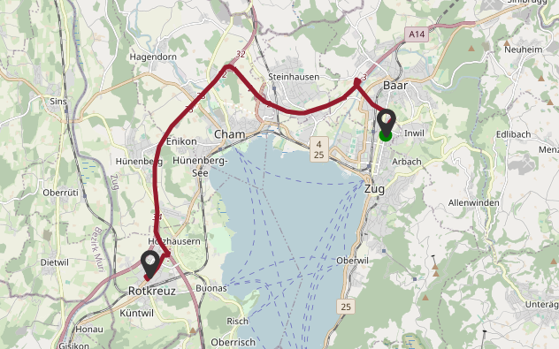 Karten-Preview der Tour